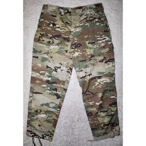 US Army Combat Pants Mens Large Short Multicam Military Trousers Ripstop ACU